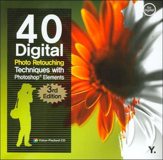 40 Digital Photo Retouching Techniques with Photoshop Elements +CD by YoungJin.com - Paperback