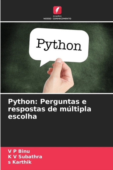 Python : Perguntas e respostas de multipla escolha by V P Binu - Paperback