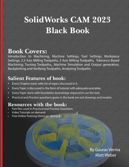 SolidWorks CAM 2023 Black Book by Gaurav Verma - Paperback