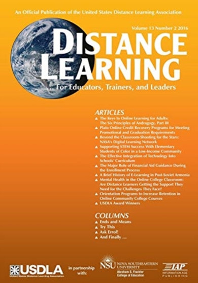 Distance Learning Volume 13, Issue 2, 2016