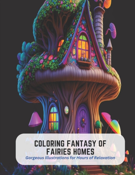 Coloring Fantasy of Fairies Homes : Gorgeous Illustrations for Hours of Relaxation by Victor Carlson - Paperback
