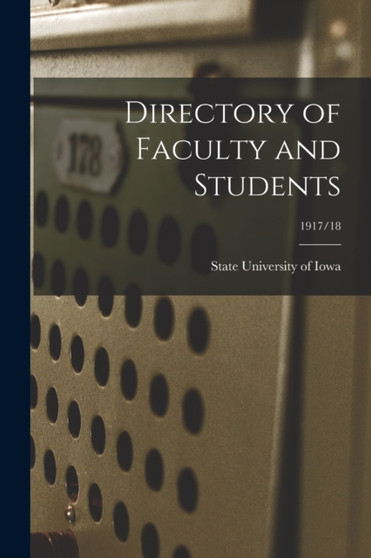 Directory of Faculty and Students; 1917/18