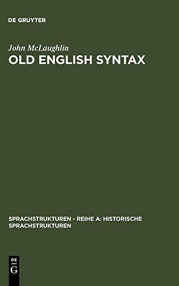 Old English Syntax : a handbook