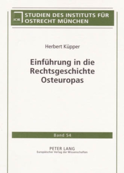 Einfuehrung in Die Rechtsgeschichte Osteuropas : 54