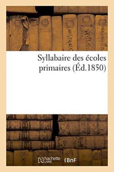 Syllabaire Des Ecoles Primaires