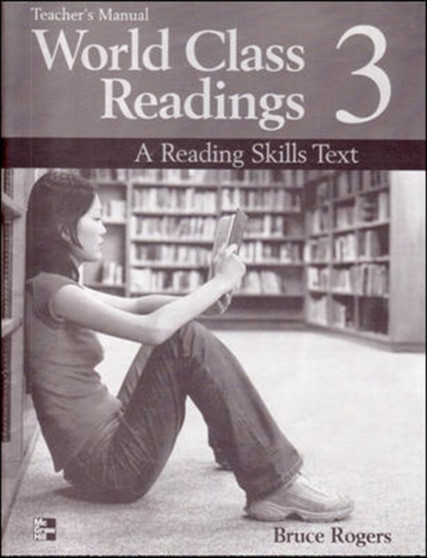 World Class Readings 3 Teacher's Manual/answer Key : A Reading Skills Text
