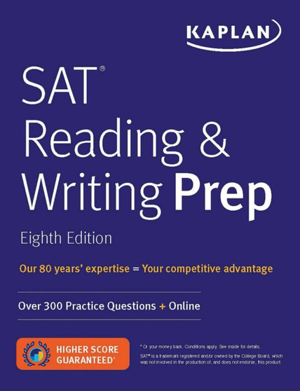 SAT Reading & Writing Prep : Over 300 Practice Questions + Online