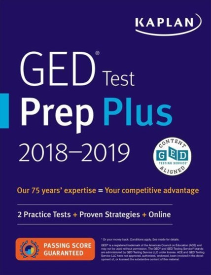 GED Test Prep Plus 2018 : 2 Practice Tests + Proven Strategies + Online