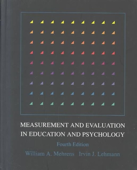 Measurement and Evaluation in Education and Psychology