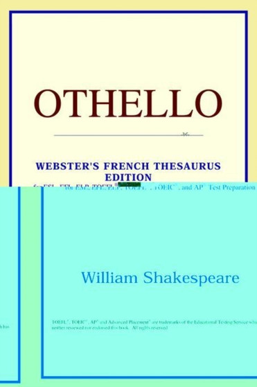 Othello (Webster's French Thesaurus Edition)