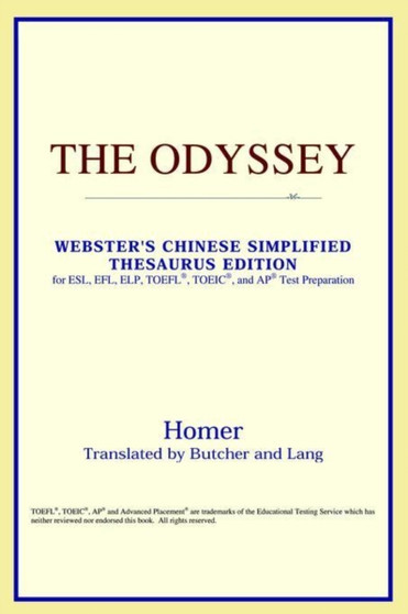 The Odyssey (Webster's Chinese-Simplified Thesaurus Edition)