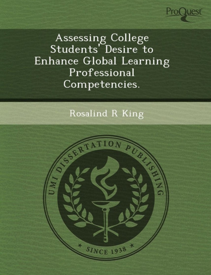 Assessing College Students' Desire to Enhance Global Learning Professional Competencies