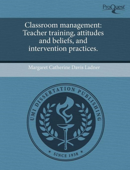 Classroom Management: Teacher Training