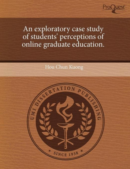 An Exploratory Case Study of Students' Perceptions of Online Graduate Education