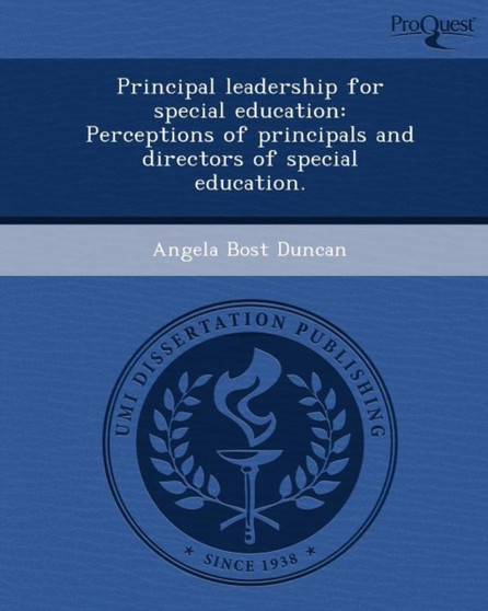 Principal Leadership for Special Education: Perceptions of Principals and Directors of Special Education