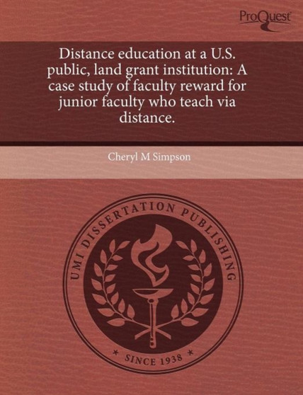 Distance Education at A U.S