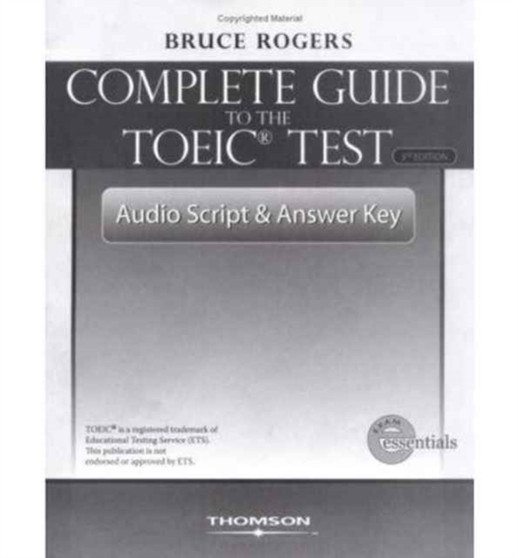 Complete Guide to Toeic : Answer Key