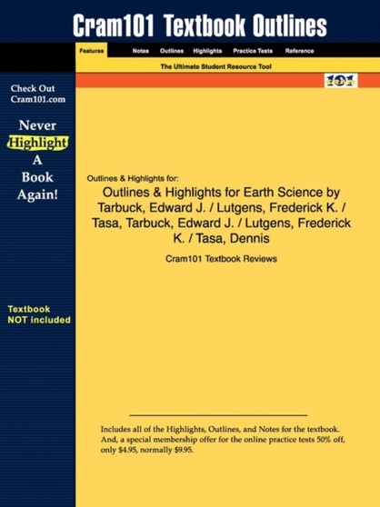 Studyguide for Earth Science by Tarbuck, ISBN 9780131497511