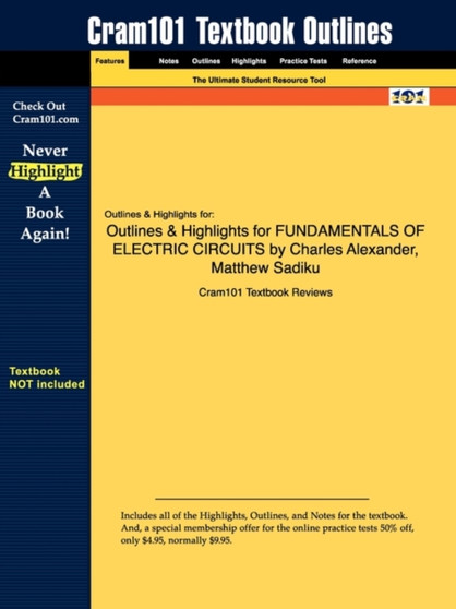 Studyguide for Fundamentals of Electric Circuits by Alexander, Charles, ISBN 9780077263195