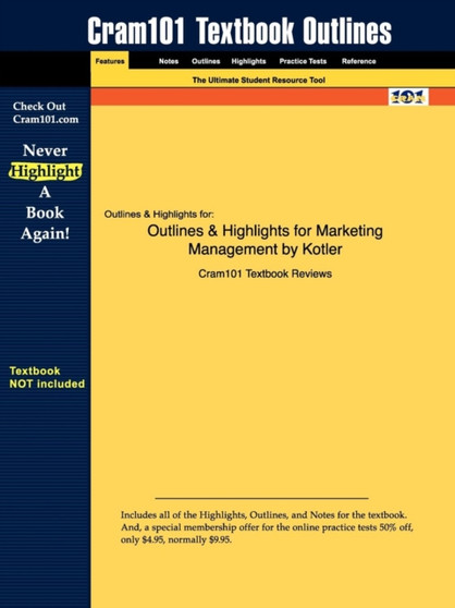 Outlines & Highlights for Marketing Management by Kotler