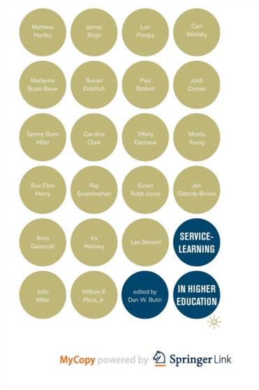 Service-Learning in Higher Education : Critical Issues and Directions