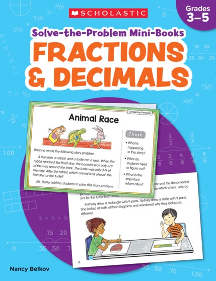 Solve-the-Problem Mini Books: Fractions & Decimals : 12 Math Stories for Real-World Problem Solving