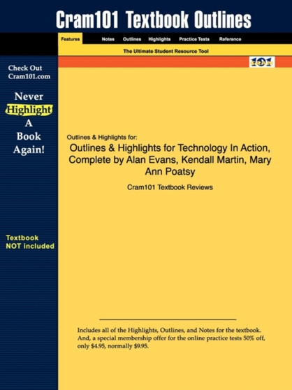Studyguide for Technology in Action, Complete by Evans, Alan, ISBN 9780135046241