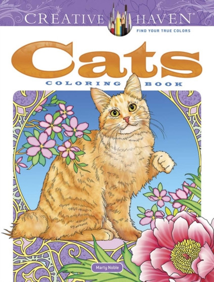 Creative Haven Cats Coloring Book by Marty Noble - Paperback