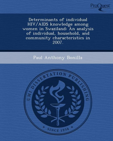 Determinants of Individual HIV/AIDS Knowledge Among Women in Swaziland: An Analysis of Individual