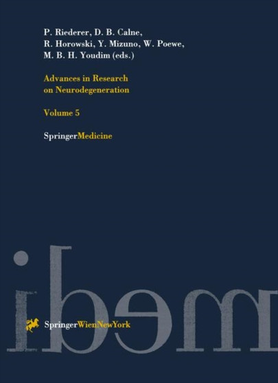 Advances in Research on Neurodegeneration : Volume 5 : 50