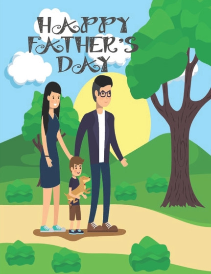 Happy Father's Day : Coloring Book Between Dad And Kids - Fathers Day Gift for kids & children(Dad and Me Coloring Book)