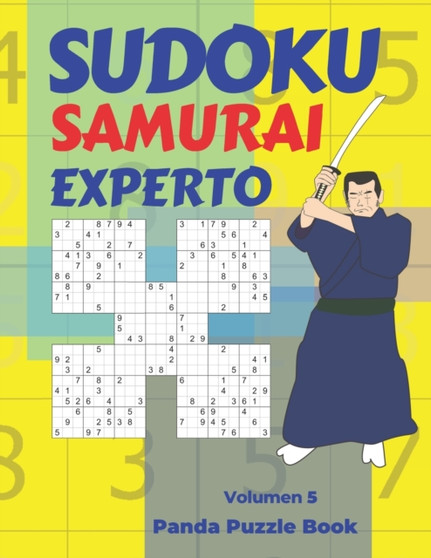 Sudoku Samurai Experto - Volumen 5 : Juegos De Logica Para Adultos : 5 by Panda Puzzle Book - Paperback