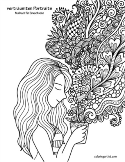 Malbuch mit vertraumten Portraits fur Erwachsene 1 : 1 by Nick Snels - Paperback