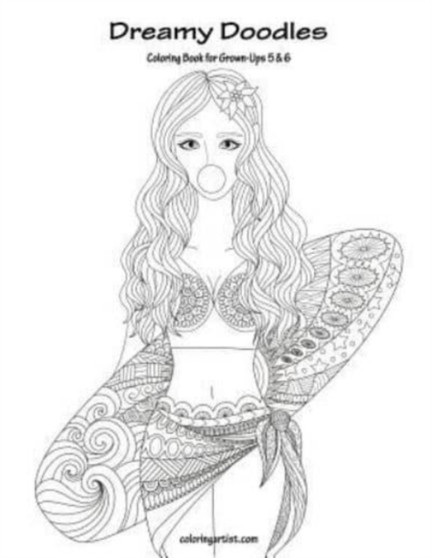 Dreamy Doodles Coloring Book for Grown-Ups 5 & 6 by Nick Snels - Paperback