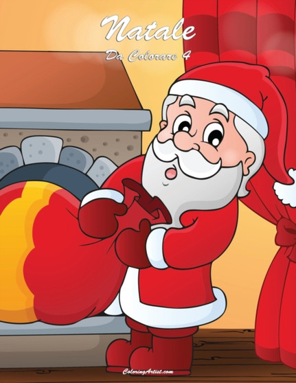 Natale Da Colorare 4 : 4 by Nick Snels - Paperback