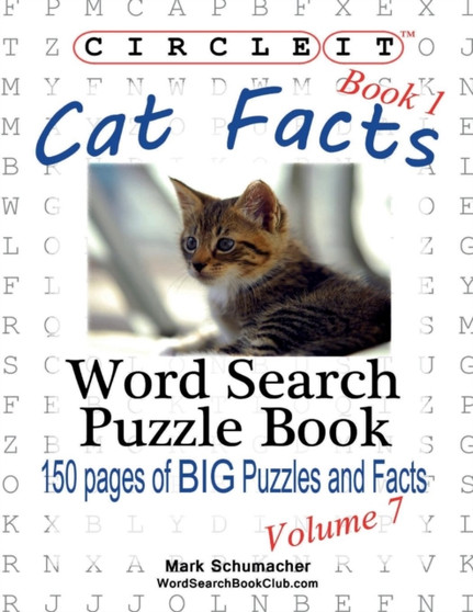 Circle It, Cat Facts, Book 1, Word Search, Puzzle Book by Lowry Global Media LLC - Paperback