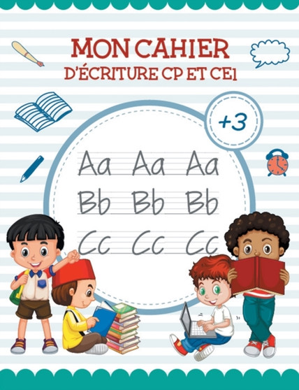 Mon Cahier de ecriture - Apprendre lettre majuscule Livre Pour apprendre a ecrire et apprendre l alphabet (CP et CE1) by Preschool Papeterie - Paperback