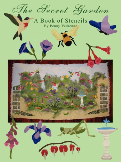 The Secret Garden : A Book of Stencils by Penny Vedrenne - Paperback