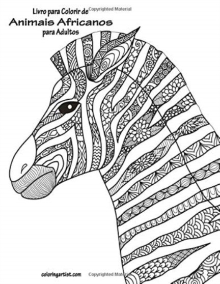Livro para Colorir de Animais Africanos para Adultos : 1