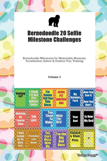 Bernedoodle 20 Selfie Milestone Challenges Bernedoodle Milestones for Memorable Moments, Socialization, Indoor & Outdoor Fun, Training Volume 3