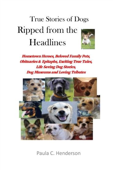 True Stories of Dogs Ripped from the Headlines : Hometown Heroes, Beloved Family Pets, Obituaries & Epitaphs, Exciting True Tales, Life Saving Dog Stories, Dog Museums, and Loving Tributes