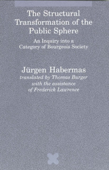 The Structural Transformation of the Public Sphere : Inquiry into a Category of Bourgeois Society