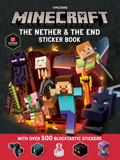 Minecraft The Nether and the End Sticker Book by Mojang AB - Paperback