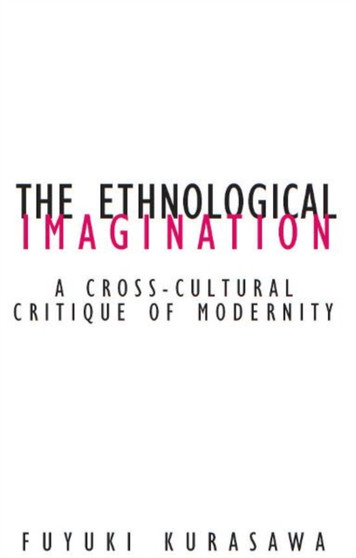 Ethnological Imagination : A Cross-Cultural Critique Of Modernity
