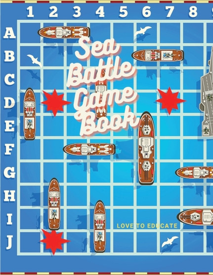 Sea Battle Game Book - Board Game Paper, Game Boards for Kids and Adults, Games for Traveling by Master Puzzle - Paperback