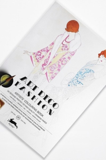 Art Deco Fashion : Artists' Colouring Book by Pepin Van Roojen - Paperback