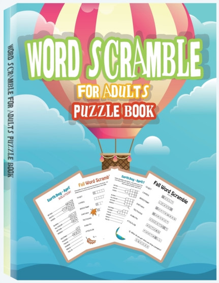 Word Scramble Puzzle Book for Adults : Large Print Word Puzzles for Adults, Jumble Word Puzzle Books, Word Puzzle Game by Rfza - Paperback