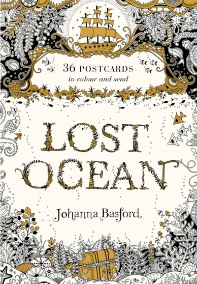 Lost Ocean Postcard Edition : 36 Postcards to Colour and Send by Johanna Basford - Paperback
