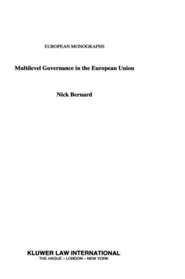 Multilevel Governance in the European Union