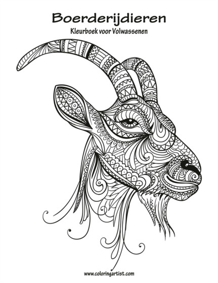 Boerderijdieren Kleurboek voor Volwassenen 1 : 1 by Nick Snels - Paperback